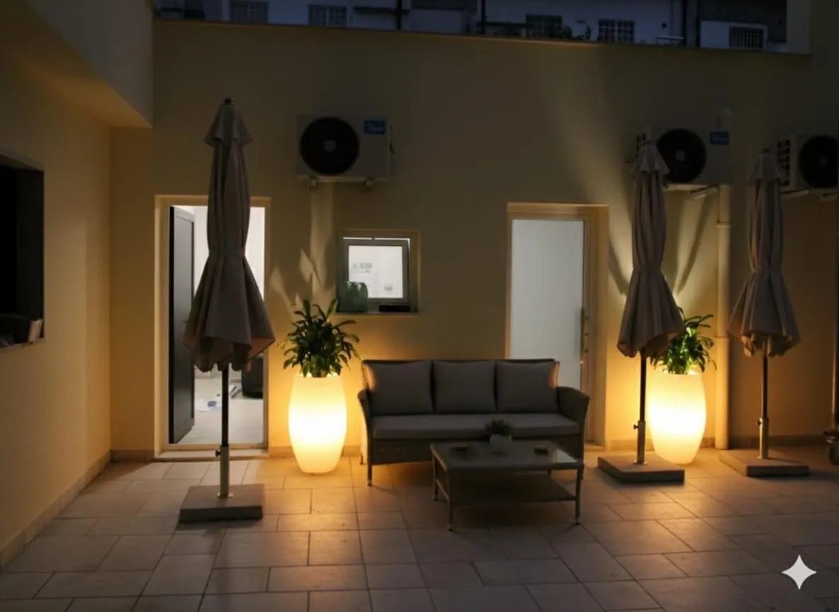 Patio in B&B Baciami Ancora