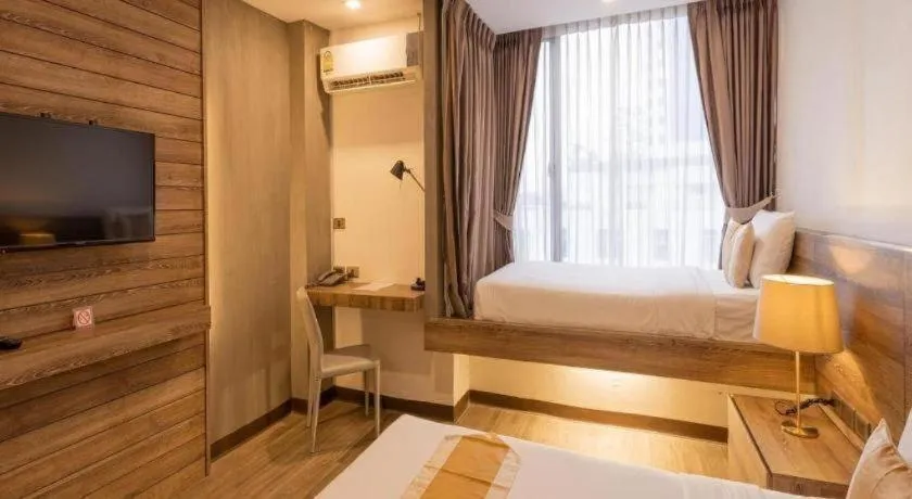 Bed in B2 Bangna Premier Hotel