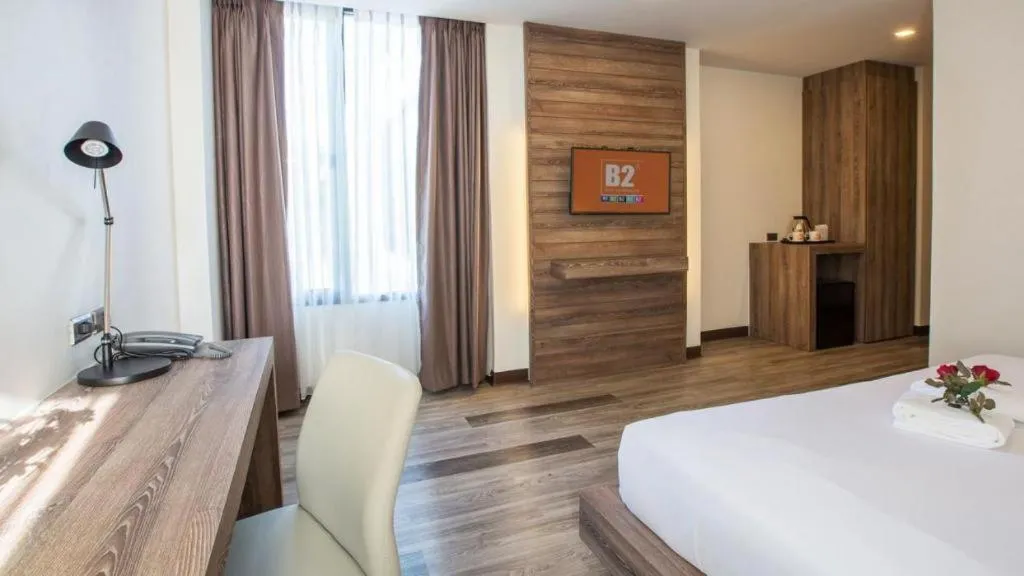 Bed in B2 Bangna Premier Hotel