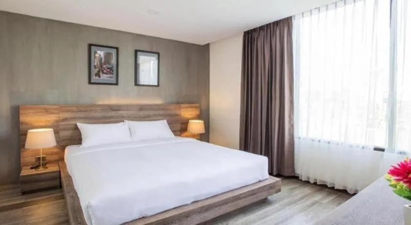 Bed in B2 Bangna Premier Hotel