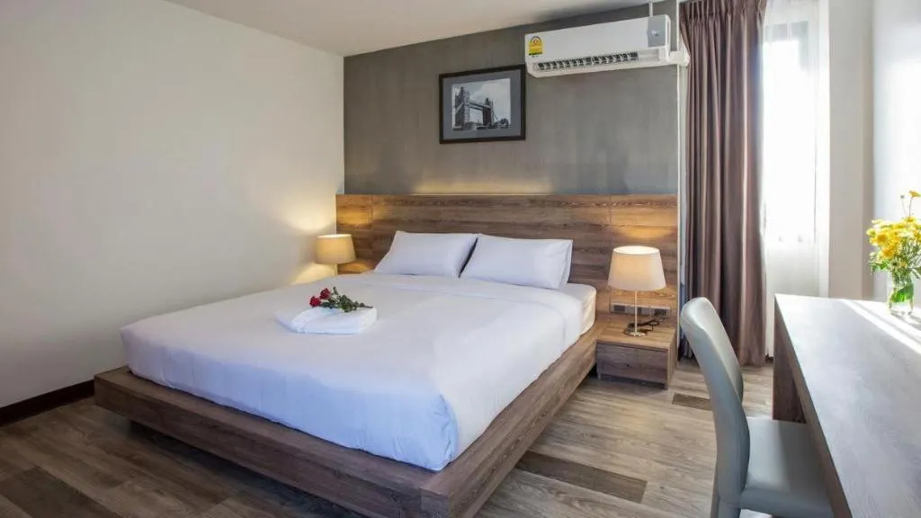 Bed in B2 Bangna Premier Hotel
