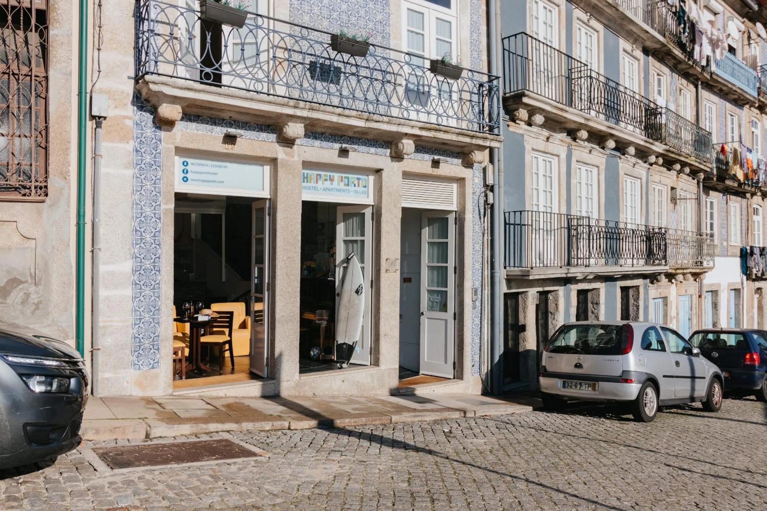 Property building in Happy Porto Hostel