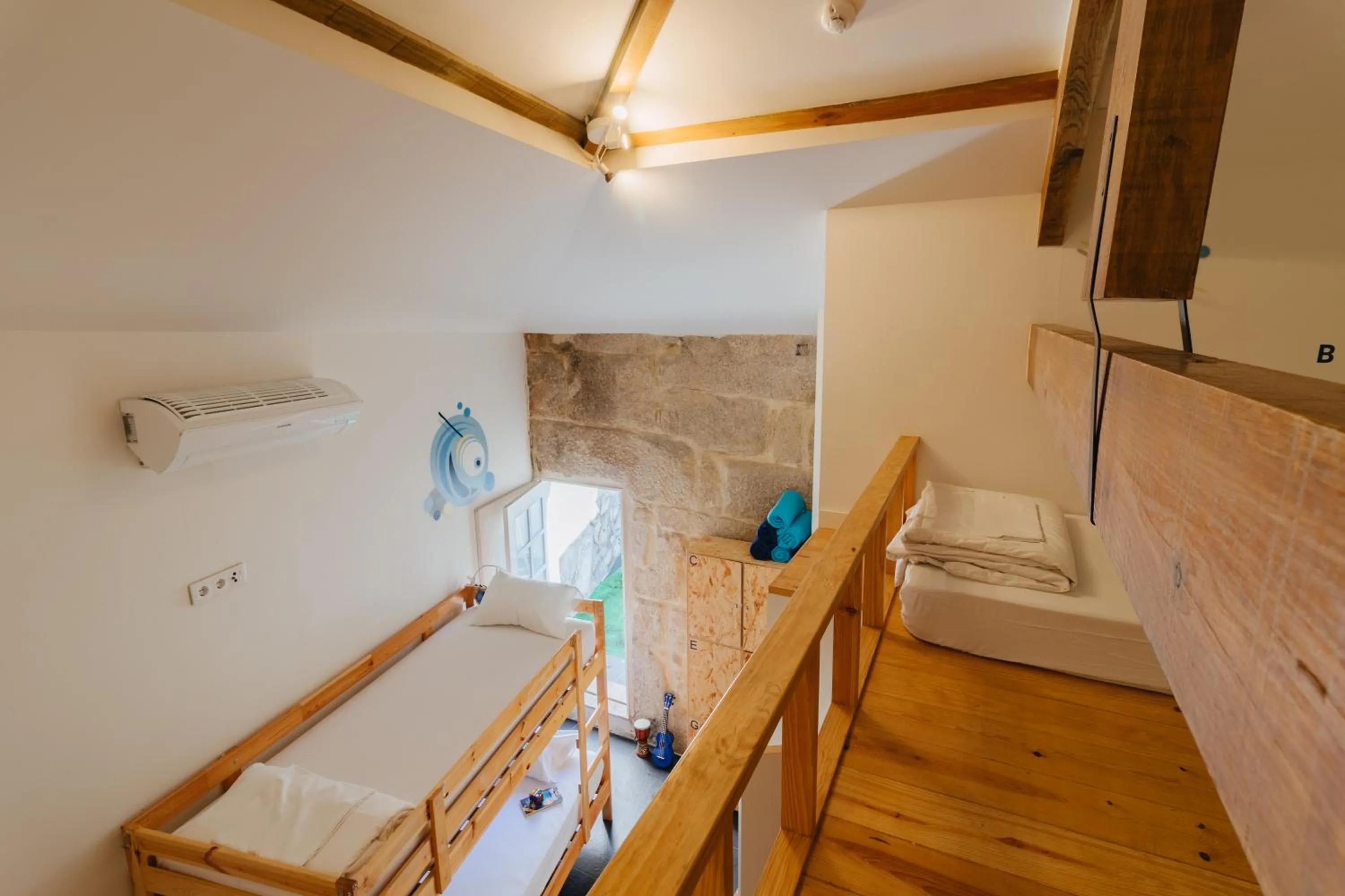 Patio in Happy Porto Hostel