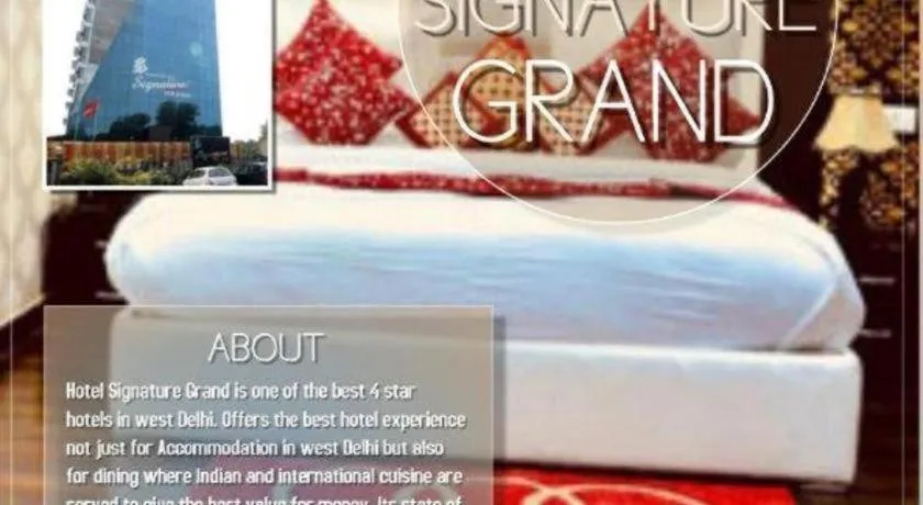 Bed in Hotel Signature Grand