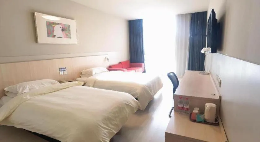 Bed in Jinjiang Inn Tianjin Airport Branch