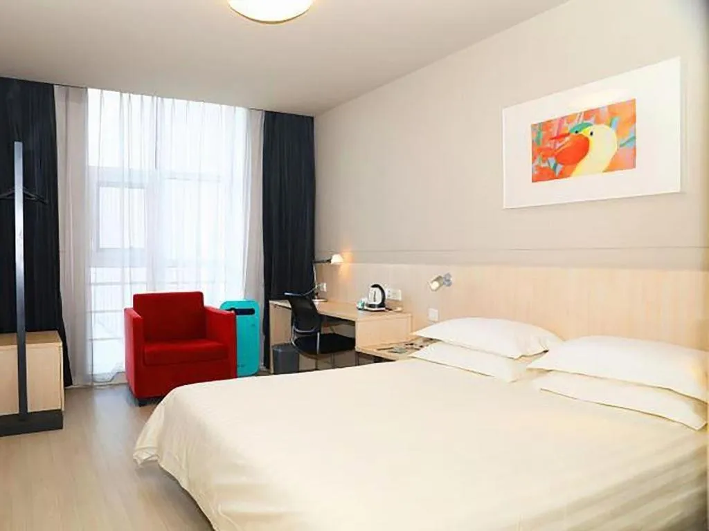 Bed in Jinjiang Inn Tianjin Airport Branch