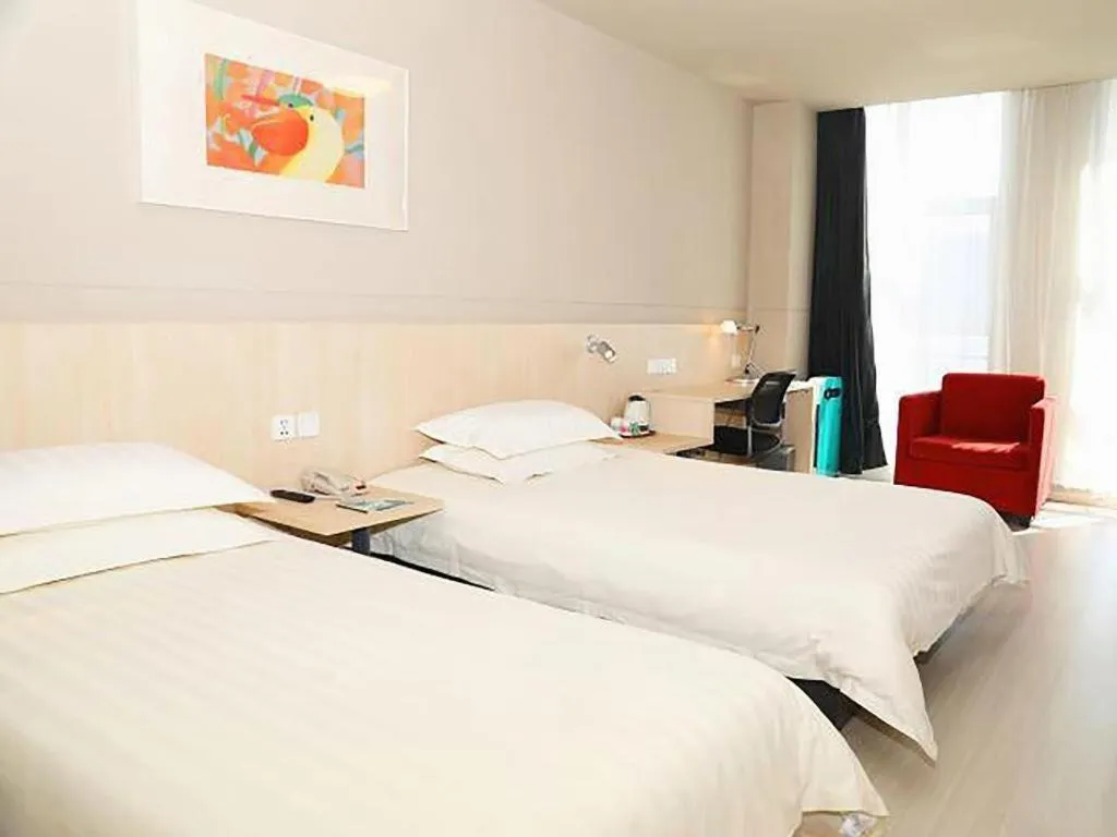 Bed in Jinjiang Inn Tianjin Airport Branch