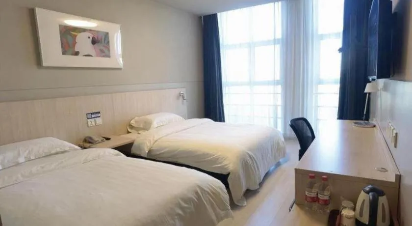 Bed in Jinjiang Inn Tianjin Airport Branch