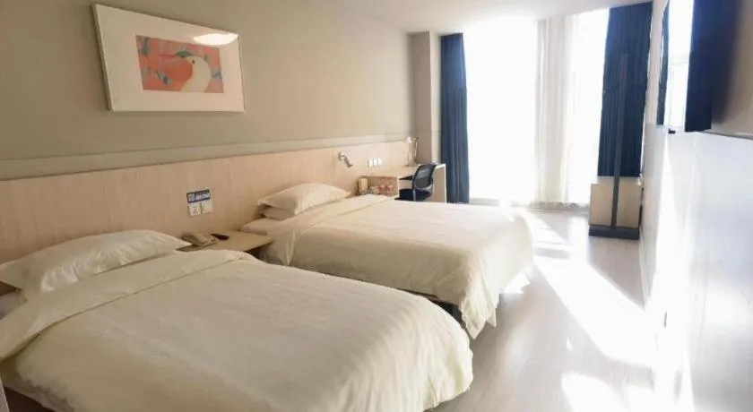 Bed in Jinjiang Inn Tianjin Airport Branch