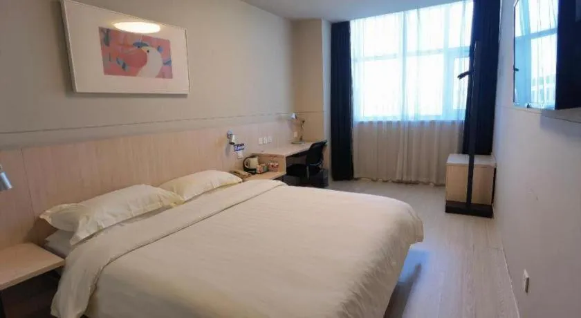 Bed in Jinjiang Inn Tianjin Airport Branch