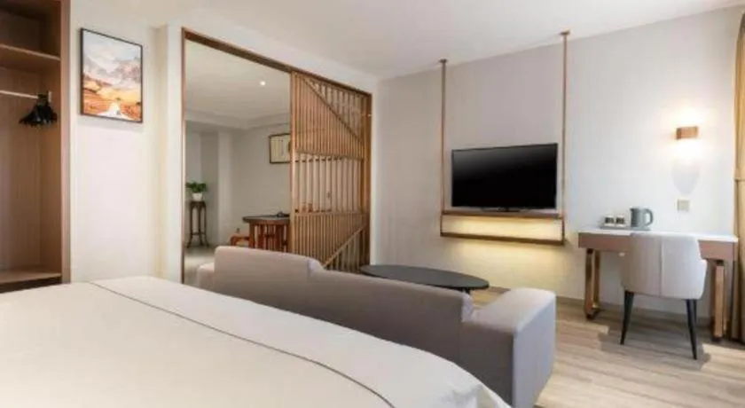 Bed in Jinjiang Inn Tianjin Konggang Branch