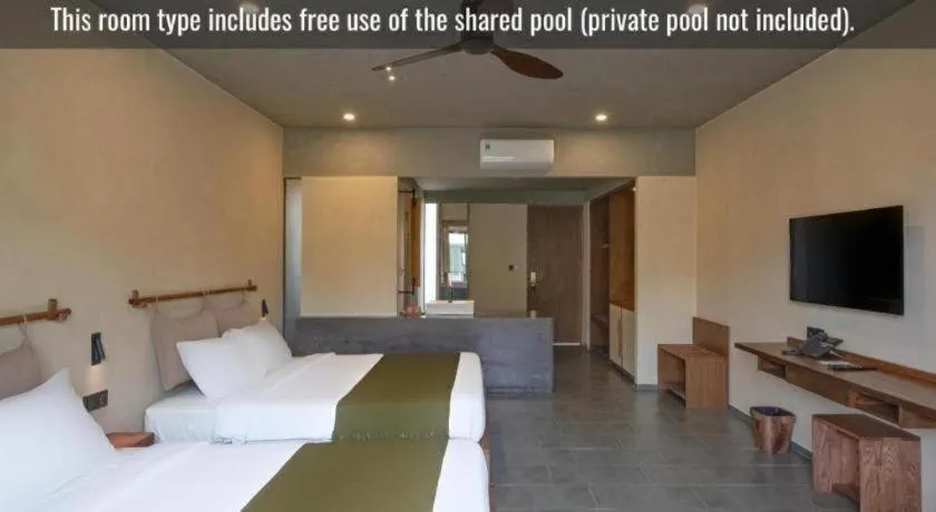 Bed in The Clay Resort