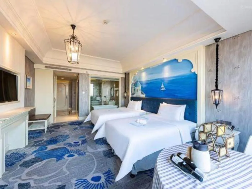 Bed in Xi'an International Innovation Talent Exchange Center Hotel