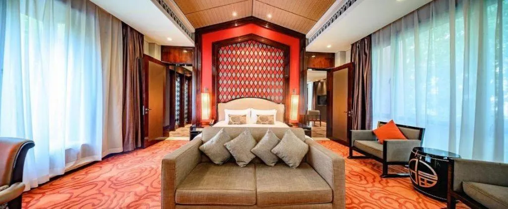 Bed in Xi'an International Innovation Talent Exchange Center Hotel