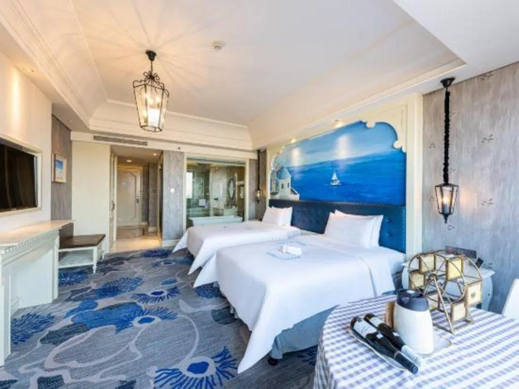 Bed in Xi'an International Innovation Talent Exchange Center Hotel