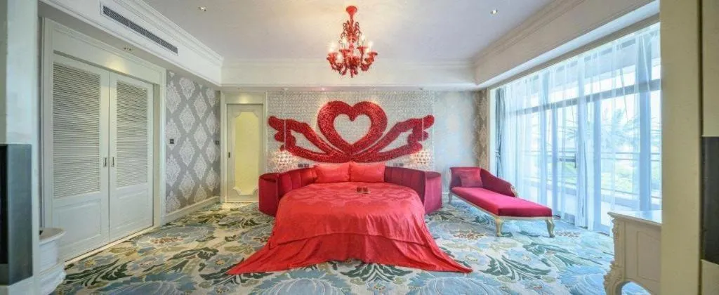 Bed in Xi'an International Innovation Talent Exchange Center Hotel