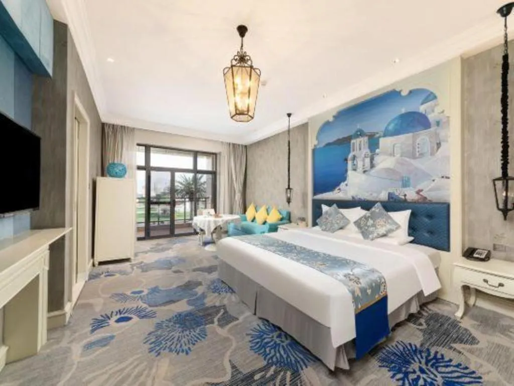 Bed in Xi'an International Innovation Talent Exchange Center Hotel