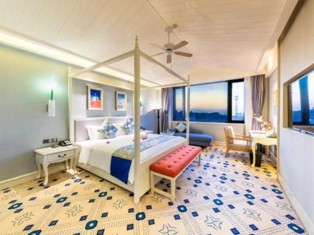 Bed in Xi'an International Innovation Talent Exchange Center Hotel