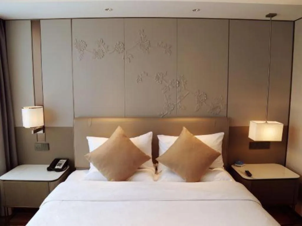 Bed in Xi'an International Innovation Talent Exchange Center Hotel