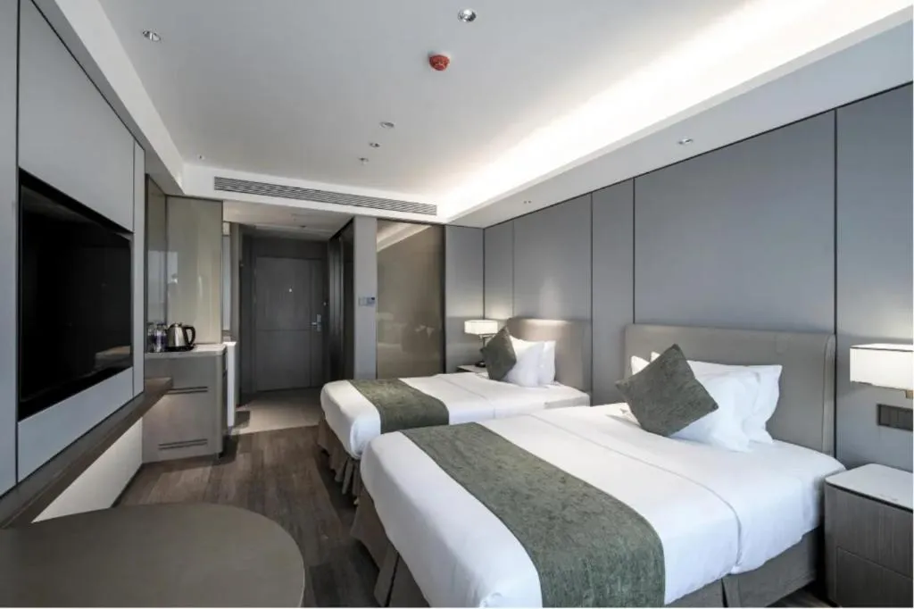 Bed in Xi'an International Innovation Talent Exchange Center Hotel