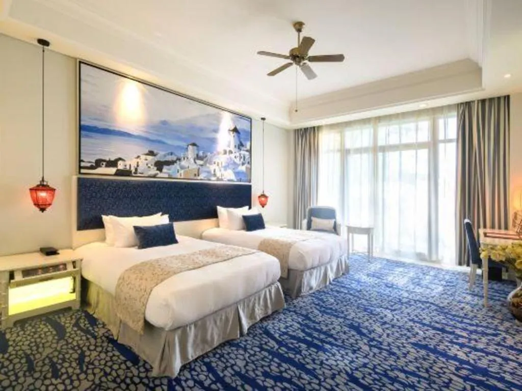 Bed in Xi'an International Innovation Talent Exchange Center Hotel