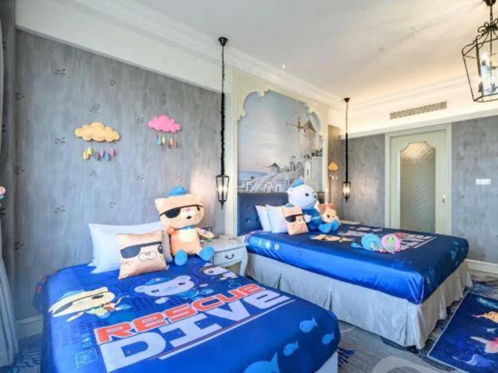 Bed in Xi'an International Innovation Talent Exchange Center Hotel