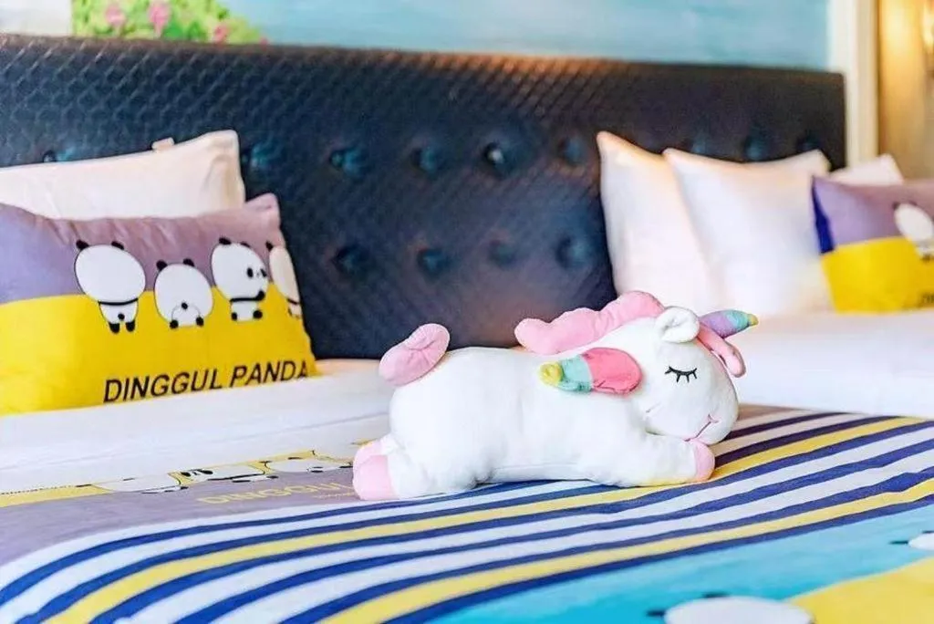 Bed in Xi'an International Innovation Talent Exchange Center Hotel