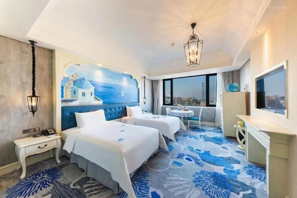 Bed in Xi'an International Innovation Talent Exchange Center Hotel