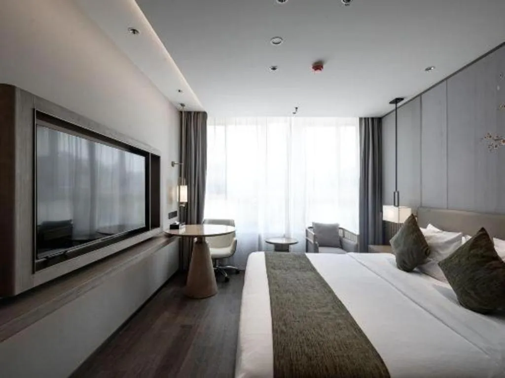 Bed in Xi'an International Innovation Talent Exchange Center Hotel