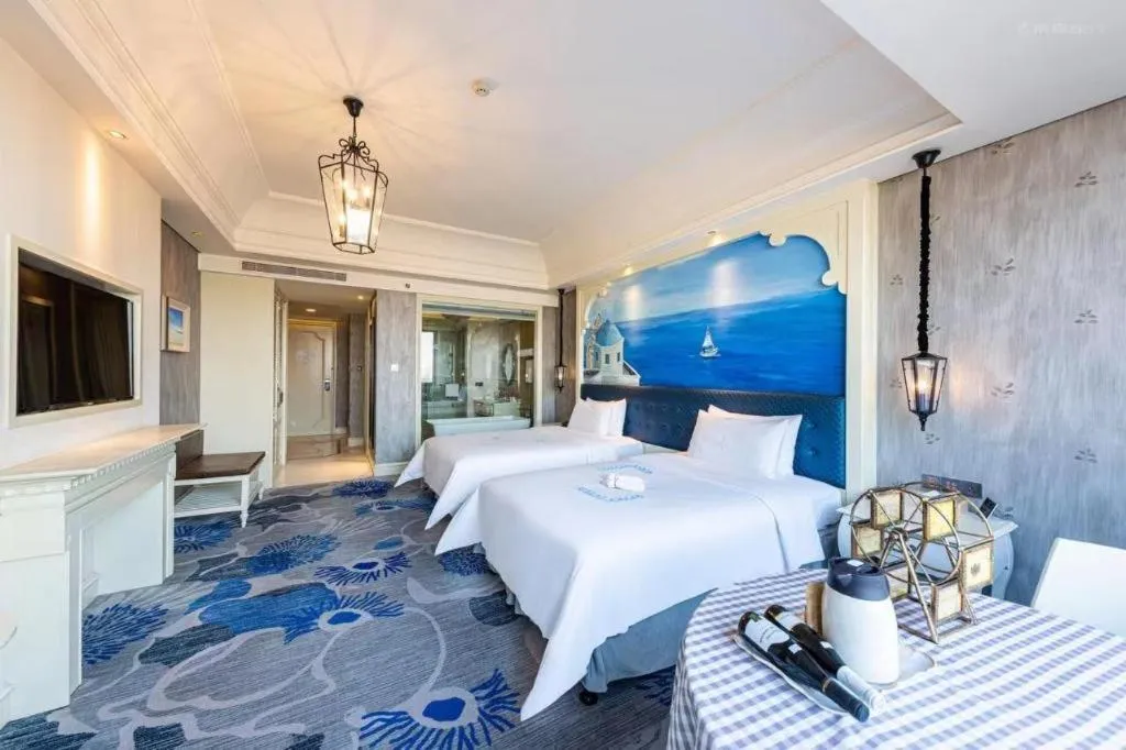 Bed in Xi'an International Innovation Talent Exchange Center Hotel