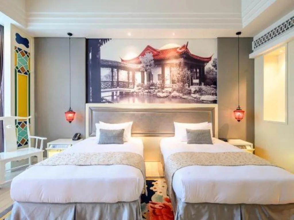 Bed in Xi'an International Innovation Talent Exchange Center Hotel