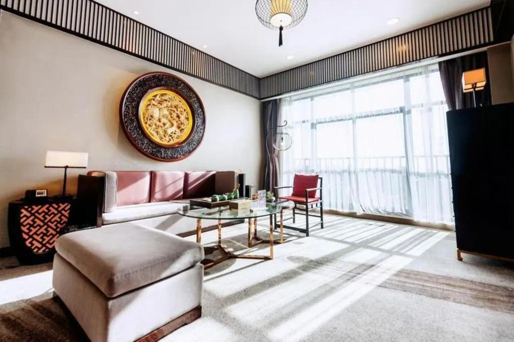 Bed in Xi'an International Innovation Talent Exchange Center Hotel