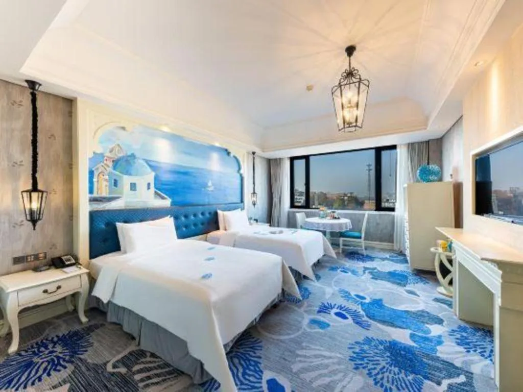 Bed in Xi'an International Innovation Talent Exchange Center Hotel