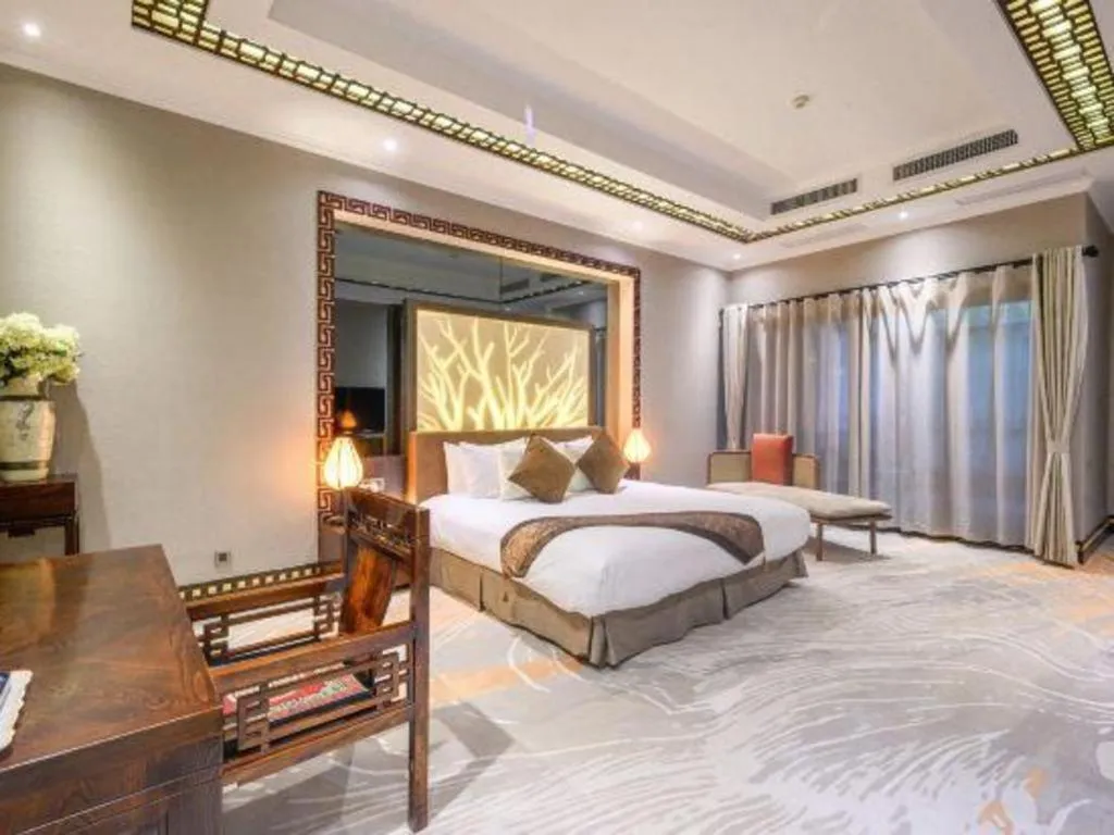 Bed in Xi'an International Innovation Talent Exchange Center Hotel