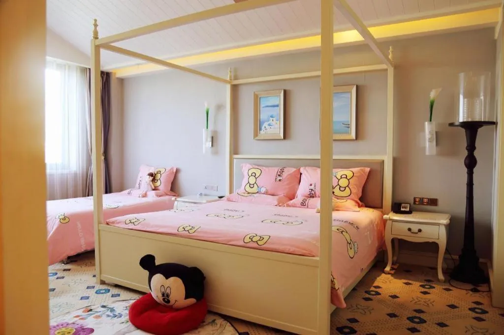 Bed in Xi'an International Innovation Talent Exchange Center Hotel