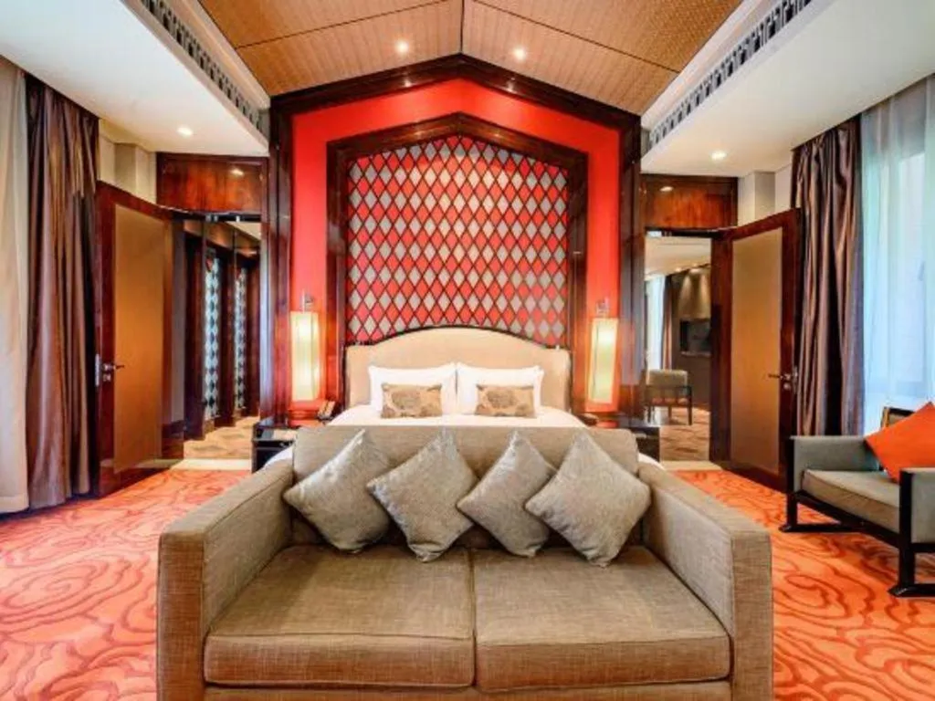 Bed in Xi'an International Innovation Talent Exchange Center Hotel