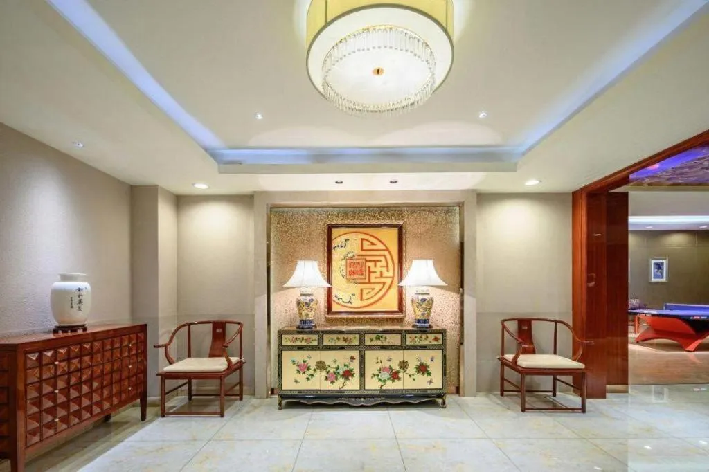 Bed in Xi'an International Innovation Talent Exchange Center Hotel