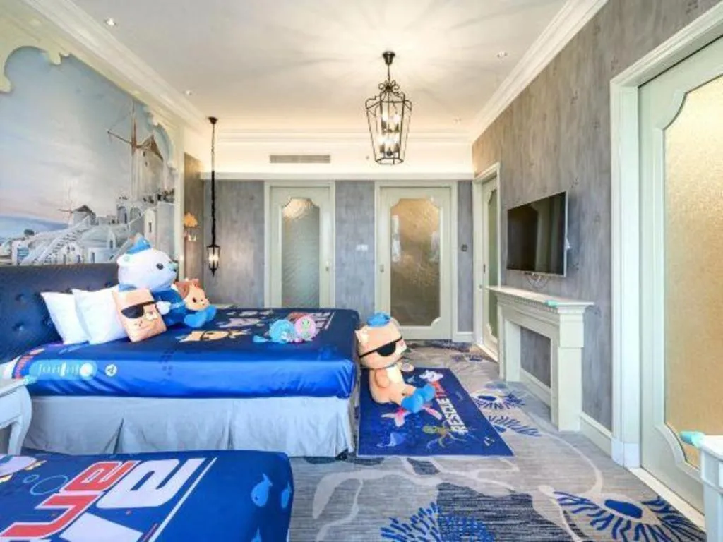 Bed in Xi'an International Innovation Talent Exchange Center Hotel