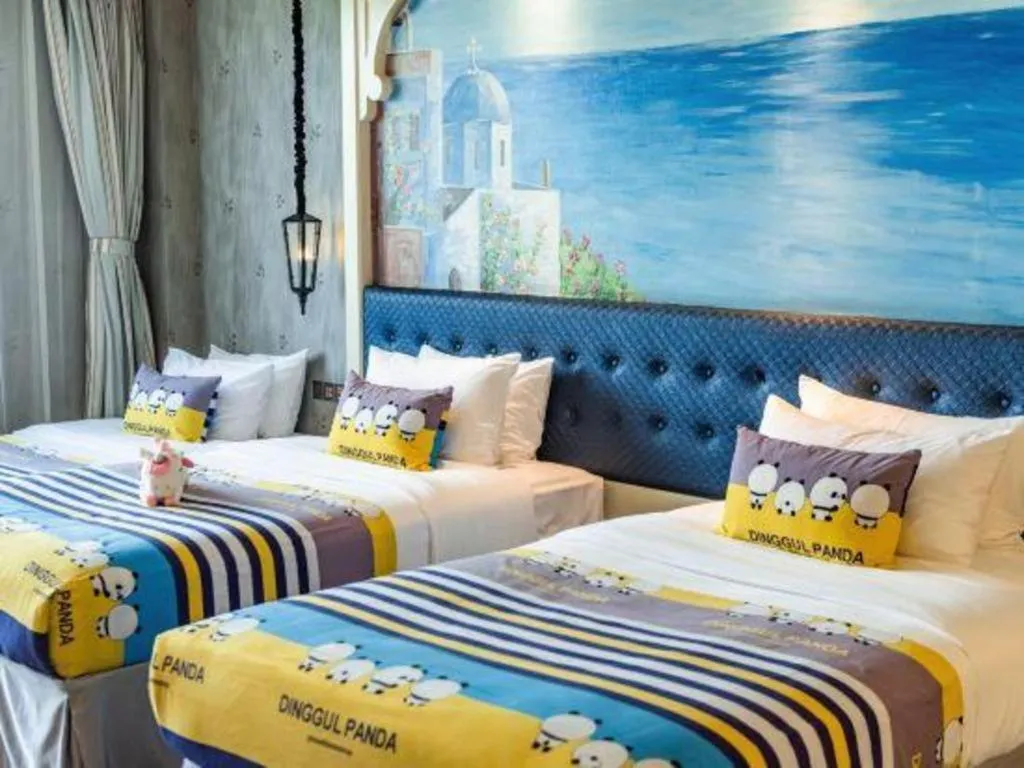 Bed in Xi'an International Innovation Talent Exchange Center Hotel