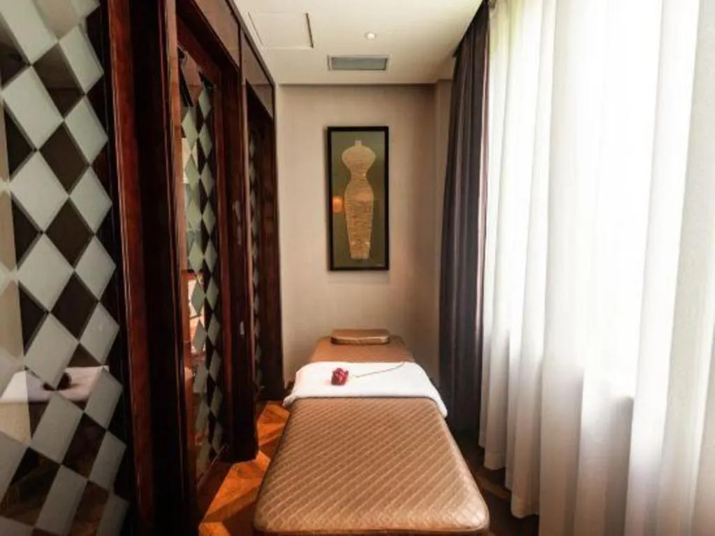 Bed in Xi'an International Innovation Talent Exchange Center Hotel