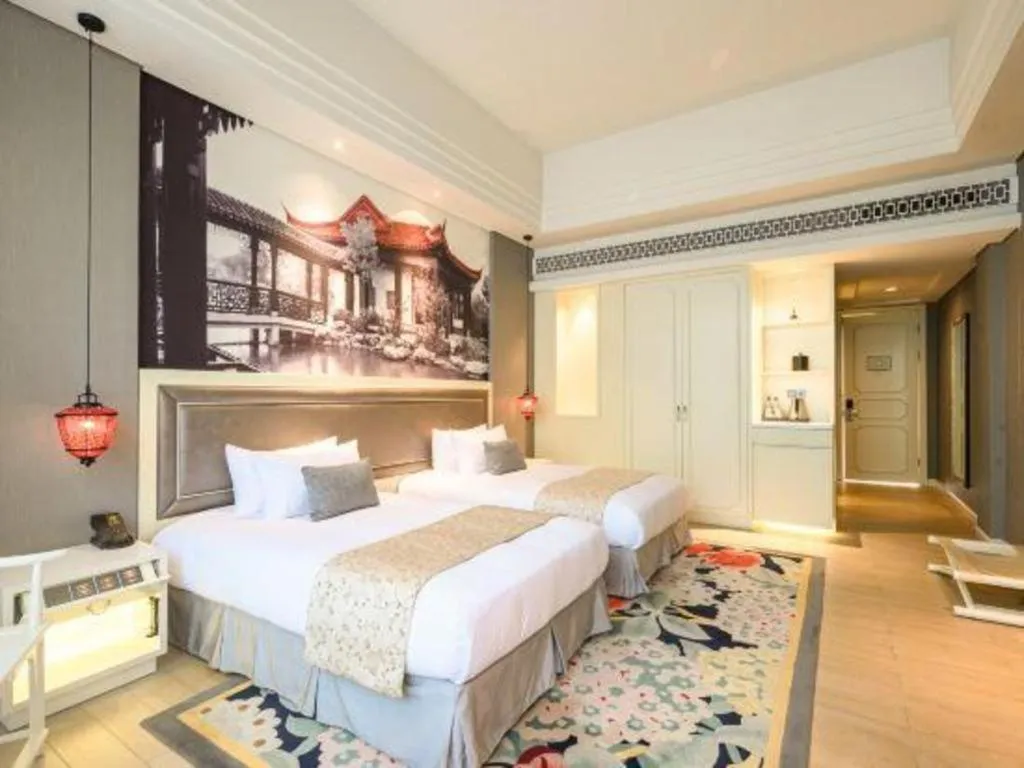 Bed in Xi'an International Innovation Talent Exchange Center Hotel