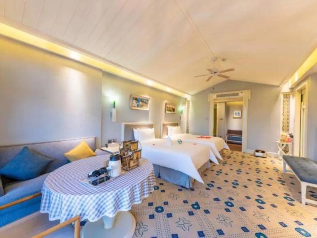 Bed in Xi'an International Innovation Talent Exchange Center Hotel