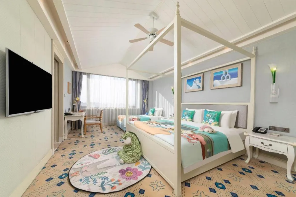 Bed in Xi'an International Innovation Talent Exchange Center Hotel