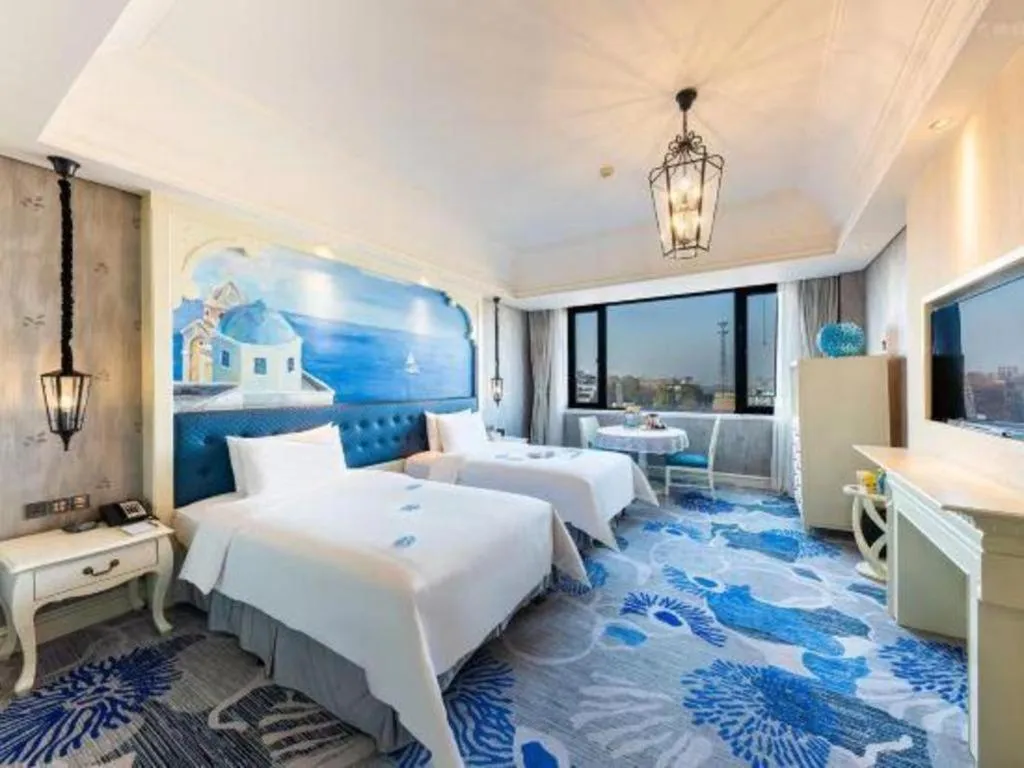 Bed in Xi'an International Innovation Talent Exchange Center Hotel