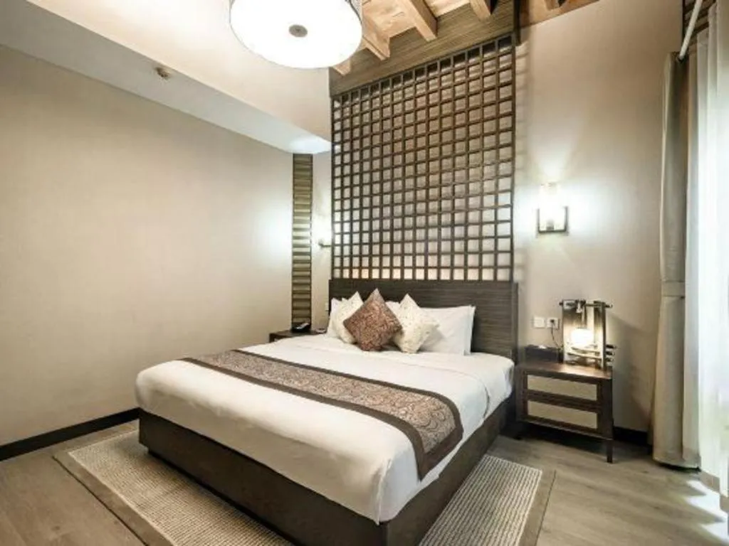 Bed in Xi'an International Innovation Talent Exchange Center Hotel