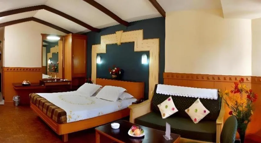 Bed in Hotel Hilltop Towers