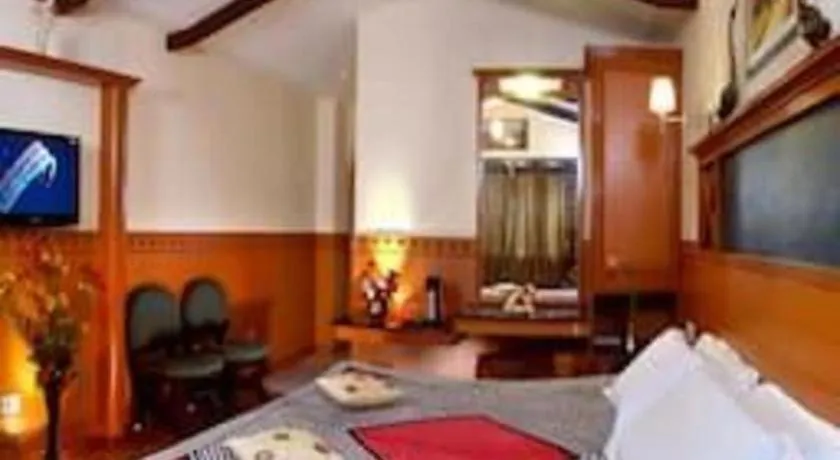 Bed in Hotel Hilltop Towers