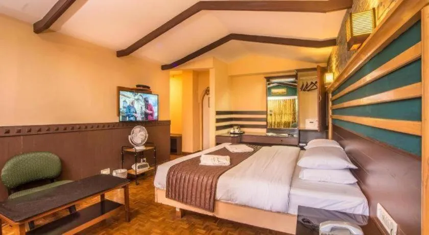 Bed in Hotel Hilltop Towers