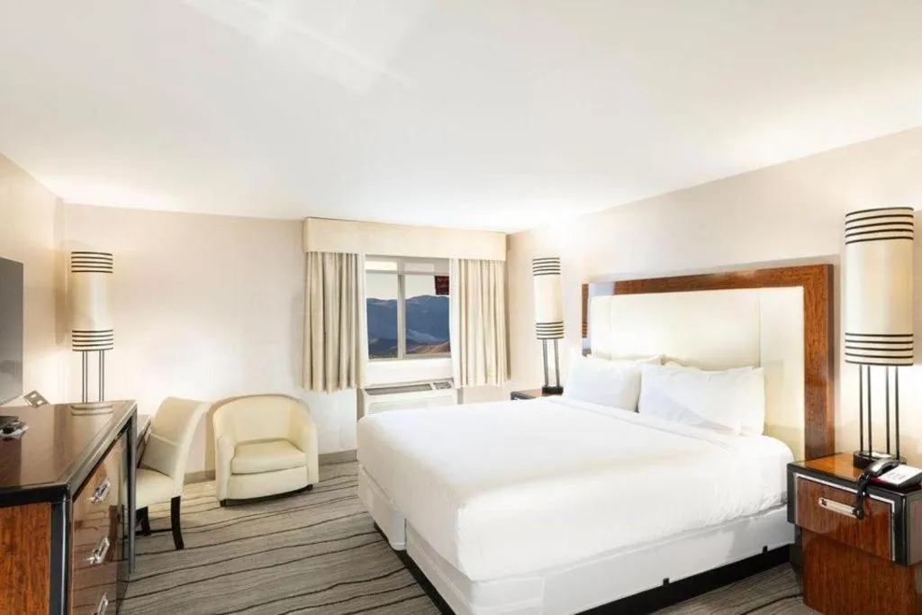 Bed in Western Village Inn And Casino