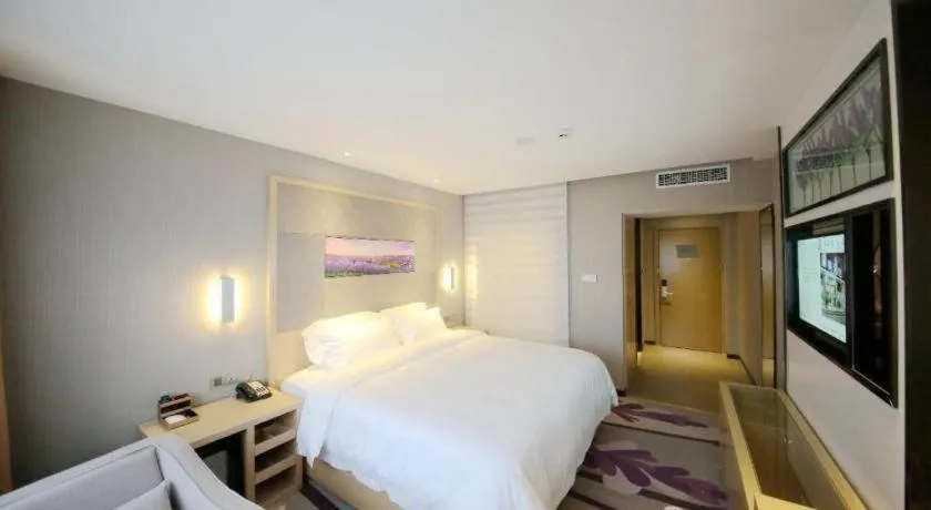 Bed in Lavande Hotel Qingdao North Station Siliu South Road